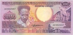 100 Gulden SURINAM  1988 P.133b ST