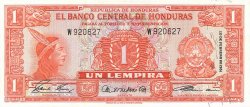 1 Lempira HONDURAS  1961 P.054Aa UNC