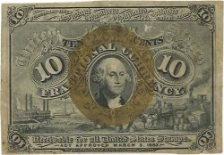 10 Cents UNITED STATES OF AMERICA  1863 P.102