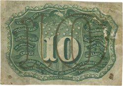 10 Cents UNITED STATES OF AMERICA  1863 P.102 VF