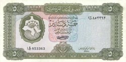 5 Dinars LIBIA  1972 P.36b BB