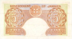 5 Shillings JAMAIKA  1958 P.37b fVZ