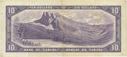 10 Dollars CANADA  1954 P.079b F - VF