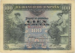 100 Pesetas ESPAÑA  1906 P.059a