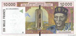 10000 Francs WEST AFRICAN STATES  2001 P.114Aj