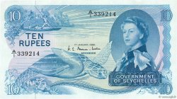 10 Rupees SEYCHELLES  1968 P.15a EBC