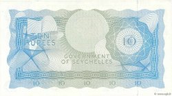 10 Rupees SEYCHELLES  1968 P.15a XF