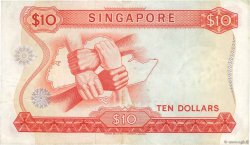10 Dollars SINGAPORE  1973 P.03d BB