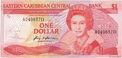 1 Dollar EAST CARIBBEAN STATES  1985 P.17d ST