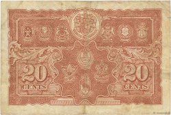 20 Cents MALAYA  1941 P.09a S