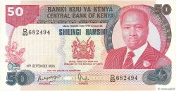 50 Shillings KENYA  1986 P.22c