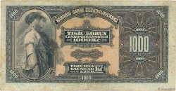 1000 Korun CZECHOSLOVAKIA  1932 P.025a F