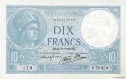 10 Francs MINERVE modifié FRANCE  1940 F.07.21 AU-