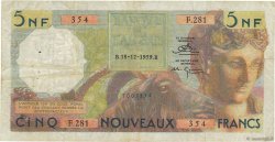 5 Nouveaux Francs ALGERIA  1959 P.118a F