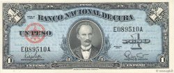 1 Peso CUBA  1960 P.077b q.FDC