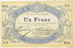 1 Franc Non émis FRANCE regionalismo y varios Lille 1870 JER.59.40A SC