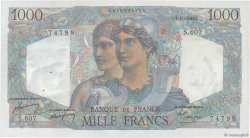 1000 Francs MINERVE ET HERCULE FRANCE  1949 F.41.29 SPL