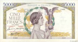 5000 Francs VICTOIRE Impression à plat FRANCE  1942 F.46.32