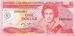 1 Dollar EAST CARIBBEAN STATES  1988 P.17u fST+