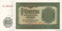 50 Deutsche Mark REPUBBLICA DEMOCRATICA TEDESCA  1948 P.14b AU
