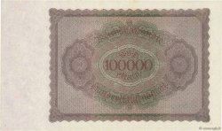 100000 Mark GERMANIA  1923 P.083 q.FDC