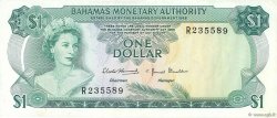 1 Dollar BAHAMAS  1968 P.27a BB