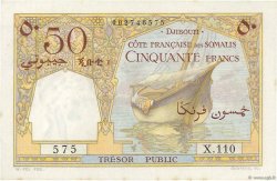 50 Francs DSCHIBUTI   1952 P.25 fST