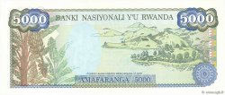 5000 Francs RWANDA  1988 P.22 UNC