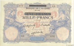 1000 Francs sur 100 Francs TUNISIA  1892 P.31 BB to SPL