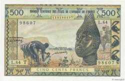 500 Francs STATI AMERICANI AFRICANI  1977 P.802Tm q.AU