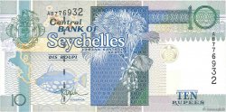 10 Rupees SEYCHELLEN  1998 P.36a VZ