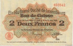 2 Francs LUXEMBURG  1919 P.28 SS