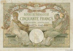 50 Francs MADAGASKAR  1948 P.038 SS