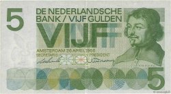 5 Gulden NIEDERLANDE  1966 P.090a fVZ