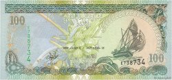 100 Rupees MALDIVE  2000 P.22b FDC