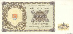 5000 Korun SLOVAKIA  1944 P.14a UNC