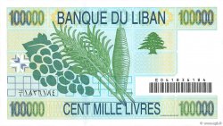 100000 Livres LIBANON  2001 P.083 ST