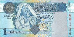 1 Dinar LIBYA  2004 P.68b AU