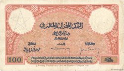 100 Francs MARUECOS  1926 P.14 BC