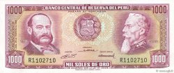 1000 Soles de Oro PERú  1968 P.098a MBC+