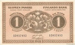 1 Markka FINLANDIA  1918 P.035 EBC