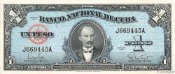 1 Peso CUBA  1960 P.077b UNC-