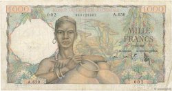 1000 Francs FRENCH WEST AFRICA  1948 P.42 S