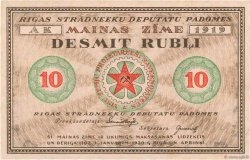 10 Rubli LETTONIE Riga 1919 P.R4