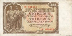 100 Korun TSCHECHOSLOWAKEI  1953 P.086b SS