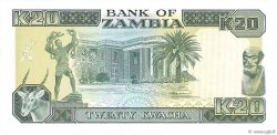 20 Kwacha ZAMBIA  1989 P.32b UNC