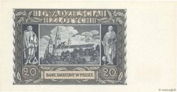 20 Zlotych POLAND  1940 P.095 UNC
