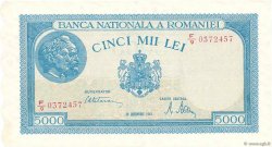 5000 Lei RUMANIA  1945 P.056a SC+