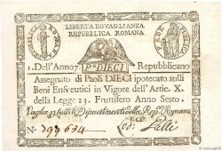 10 Paoli ITALIEN  1798 PS.540a fST
