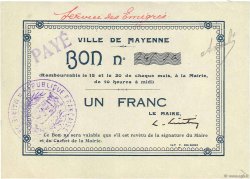 1 Franc Annulé FRANCE régionalisme et divers  1914 JPNEC.53.03